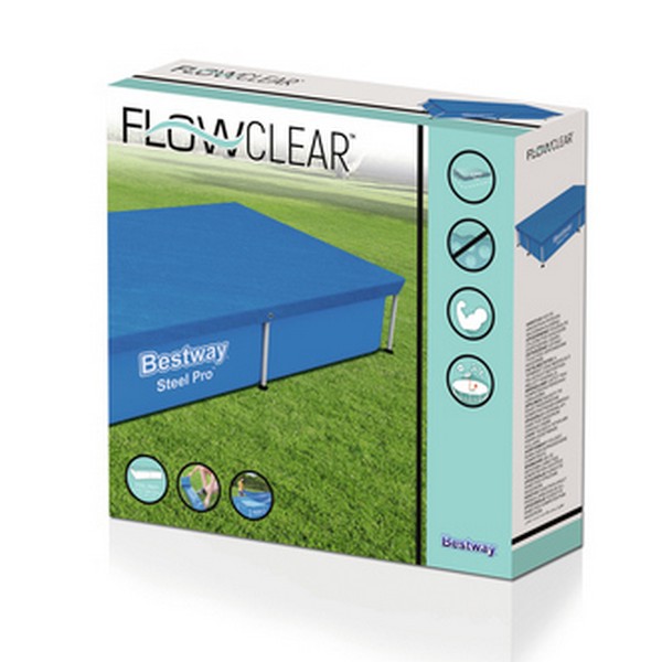 Продукт Bestway - Покривало за басейн 224 cm x 154 cm за басейн макс. 221 cm x 151 cm - 0 - BG Hlapeta